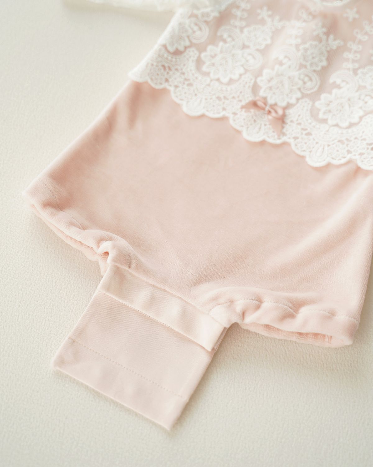 Bodyverlängerung für Cucoonu Babybody "Pretty sweety" in Rosa