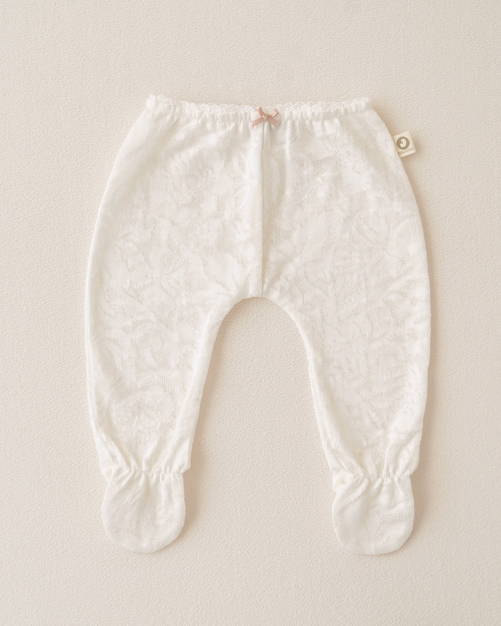 Eleganter Hosenstrampler aus feinem Jacquard für festliche Anlässe