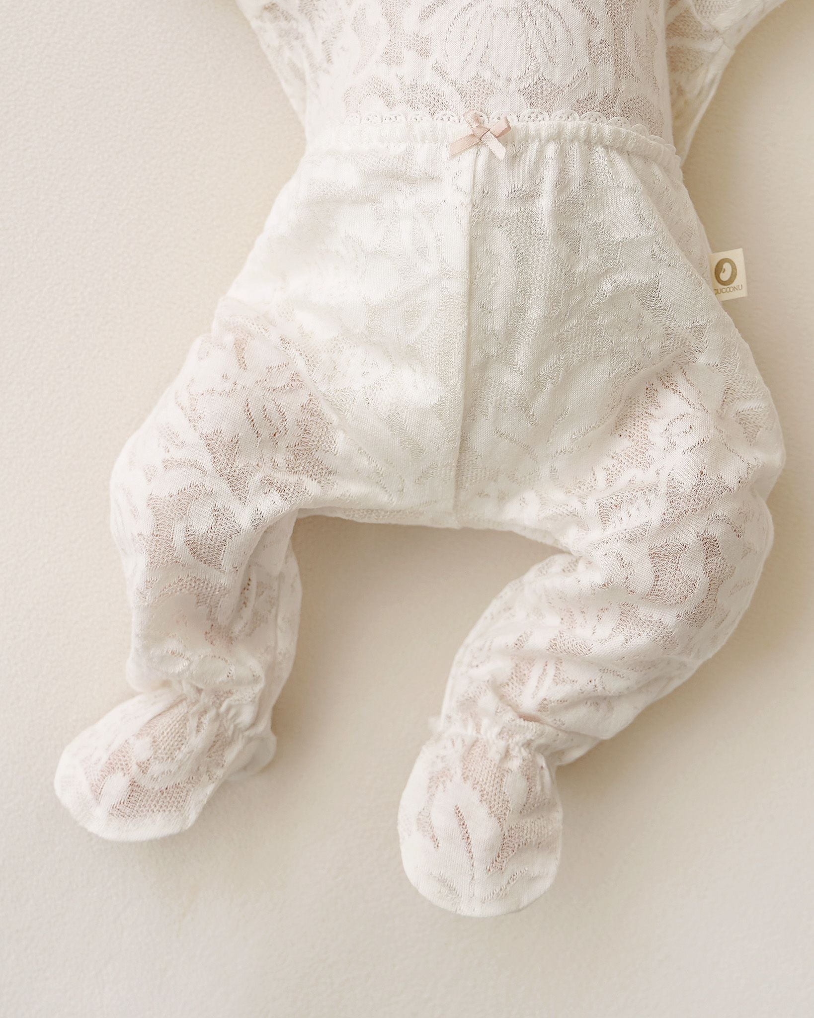 CUCOONU Hosenstrampler aus Jacquard für festliche Anlässe